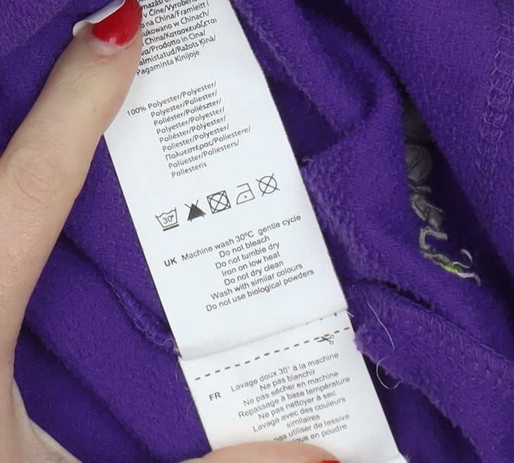 Gelert Women's Purple Hooded Sweatshirt Size 14