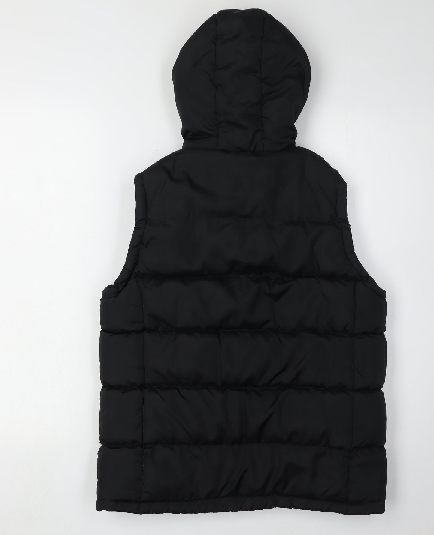 Lee Cooper Boys' Black Hooded Gilet 13 Years