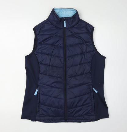 Equestrian Women's Blue Puffer Waistcoat M