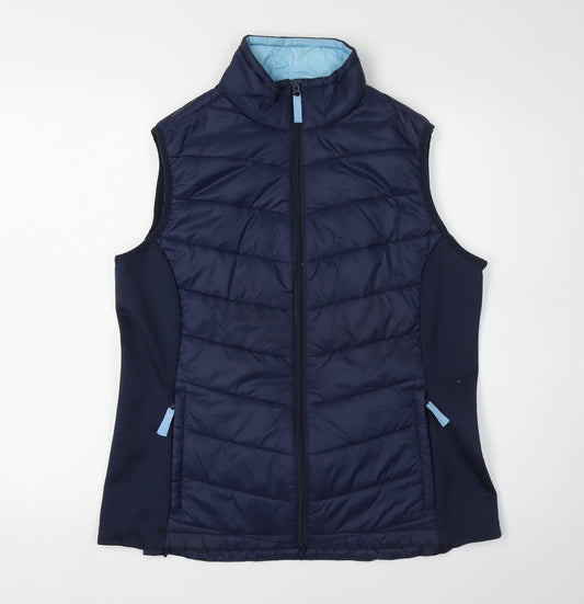 Equestrian Women's Blue Puffer Waistcoat M