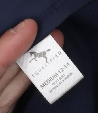 Equestrian Women's Blue Puffer Waistcoat M