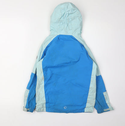 Regatta Boys Blue Waterproof Jacket 8 Years - Hooded Outdoor
