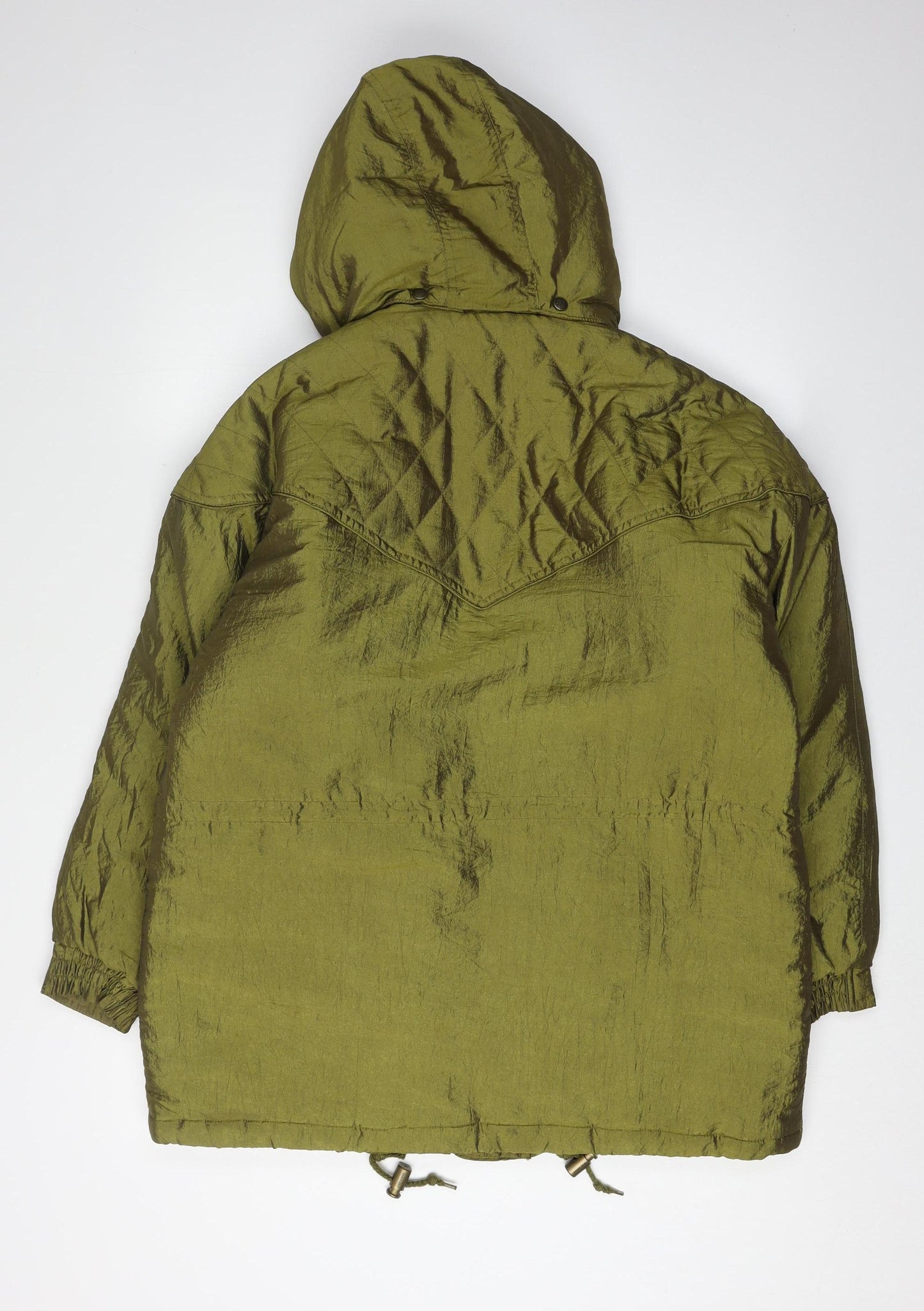 Step Ahead Girls Green Puffer Jacket, Hooded, 12-13 Years