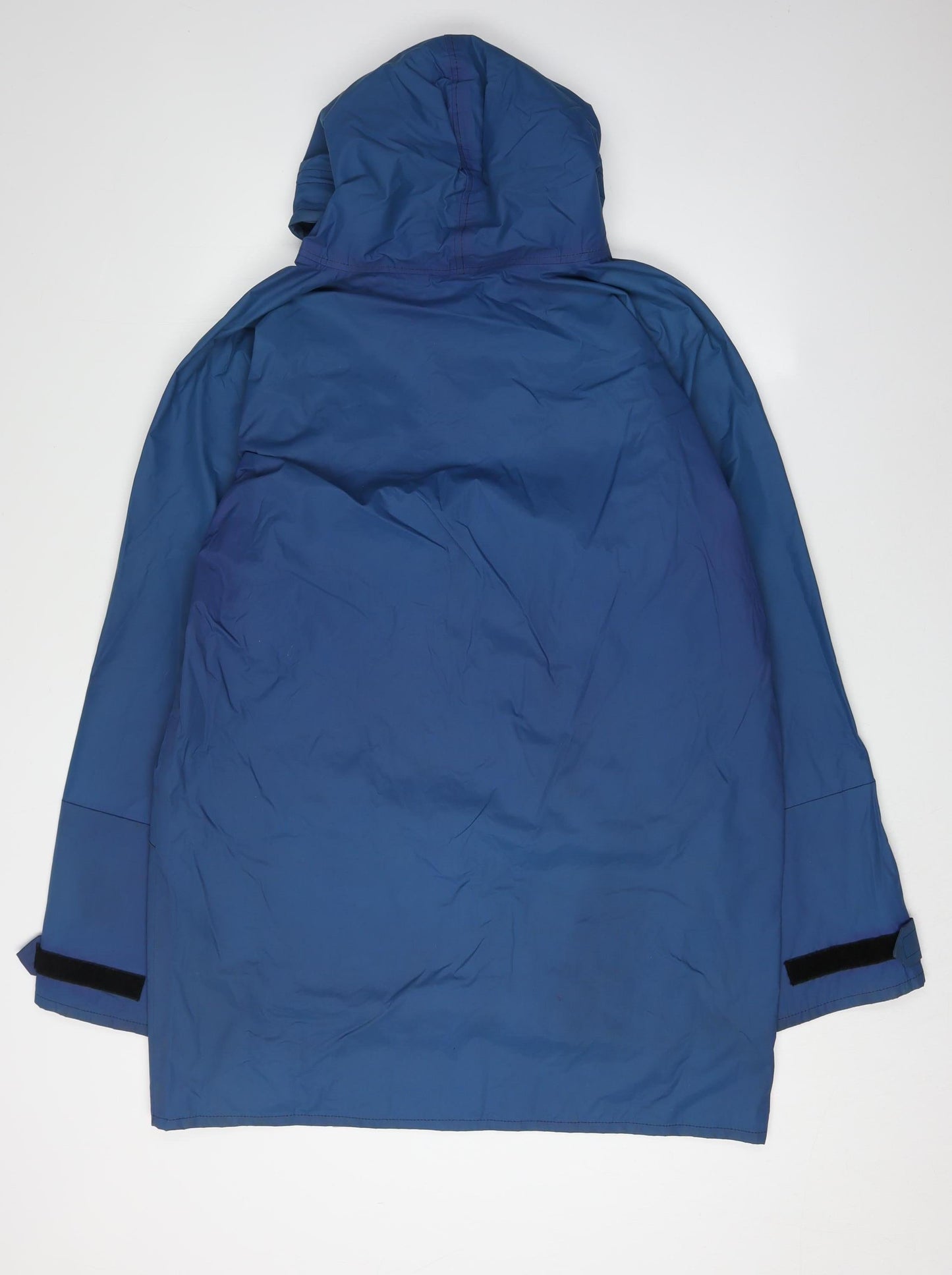 Yoredale Men's Blue Nylon Hooded Parka Jacket L