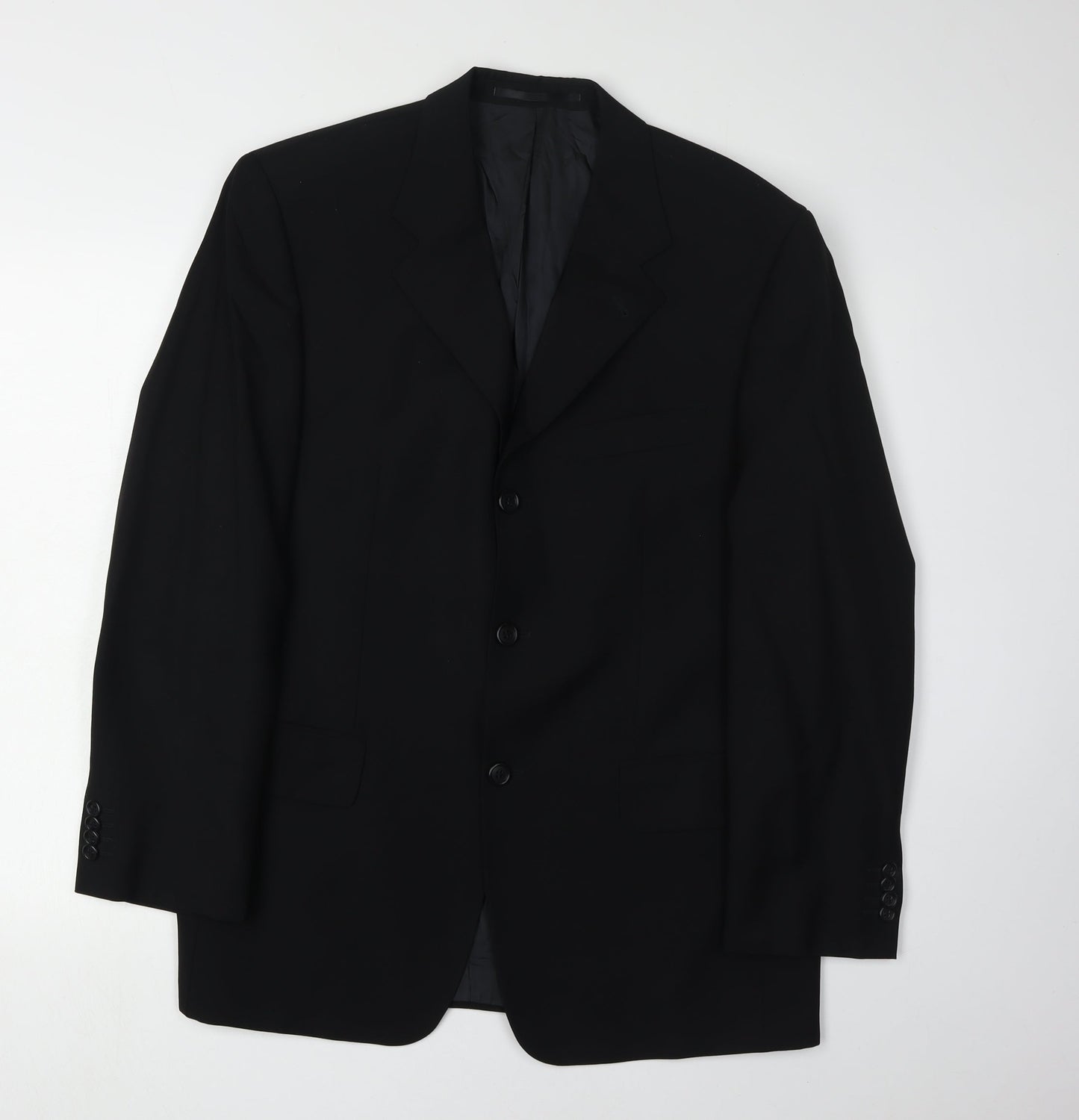 Mens UK Size 44 Baumler Regular Black Suit Jacket
