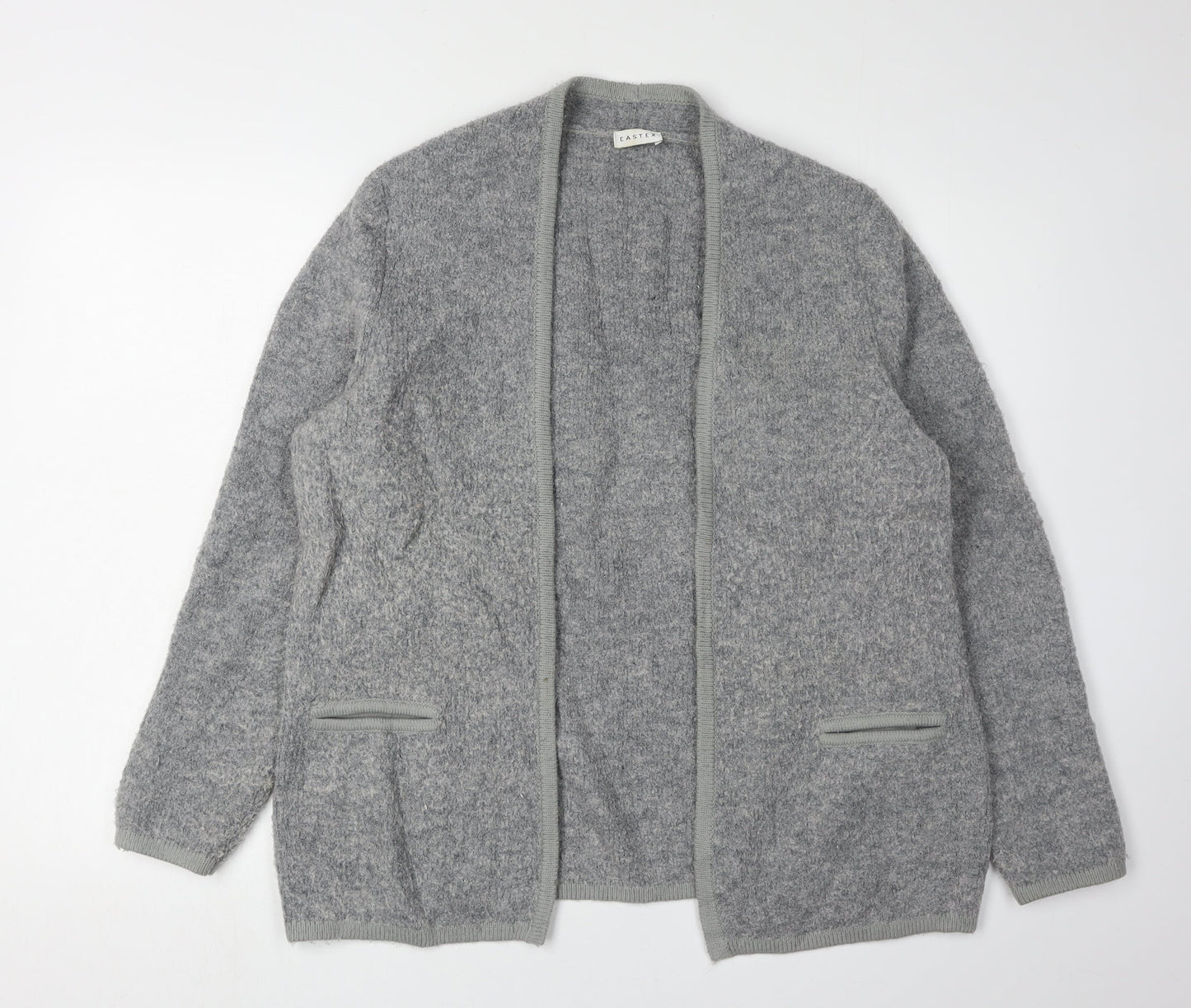 Eastex Women's Grey Long Sleeve Cardigan Size 14