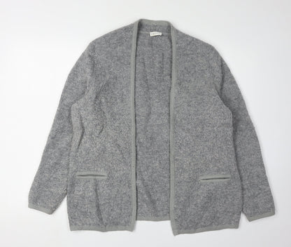 Eastex Women's Grey Long Sleeve Cardigan Size 14