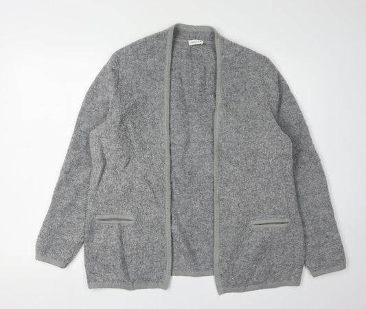 Eastex Women's Grey Long Sleeve Cardigan Size 14