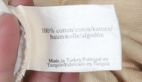 Laura Ashley Women's Beige Animal Print T-Shirt - Size 14