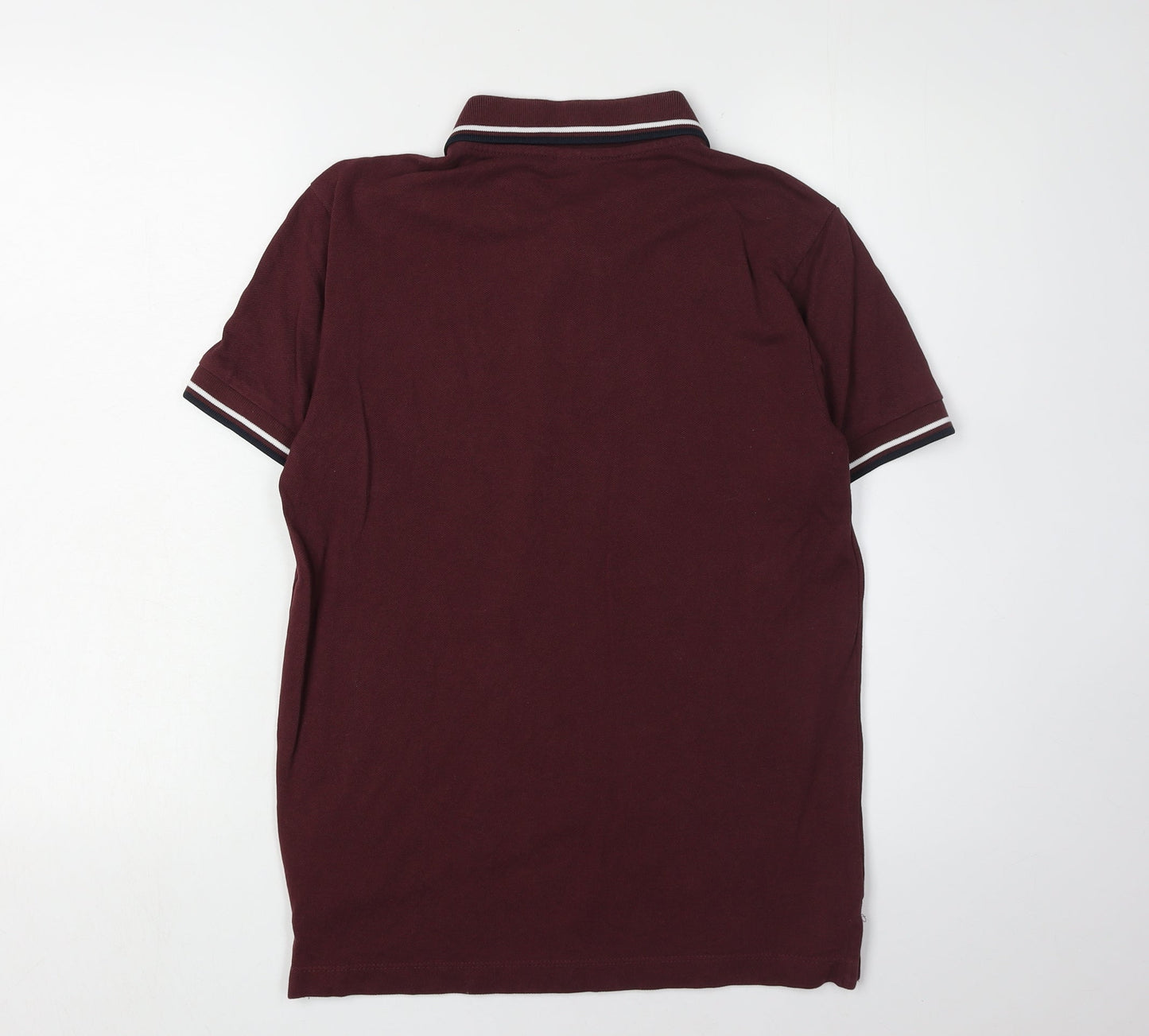 Jack & Jones Men's Red Polo Shirt Size S Short Sleeve