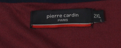 Mens UK Size 2XL Pierre Cardin Red Basic Jacket