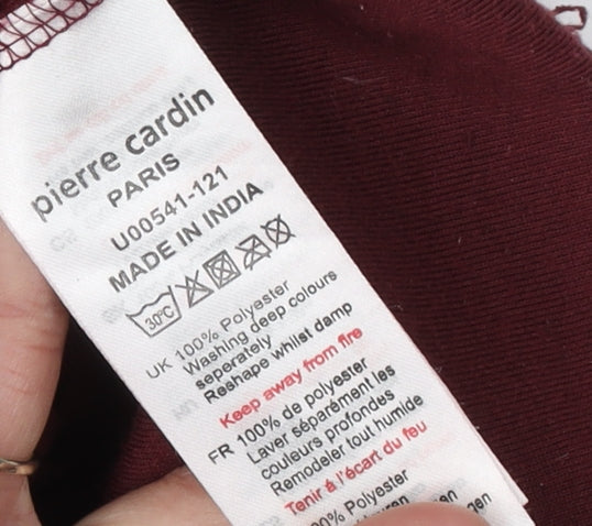 Mens UK Size 2XL Pierre Cardin Red Basic Jacket