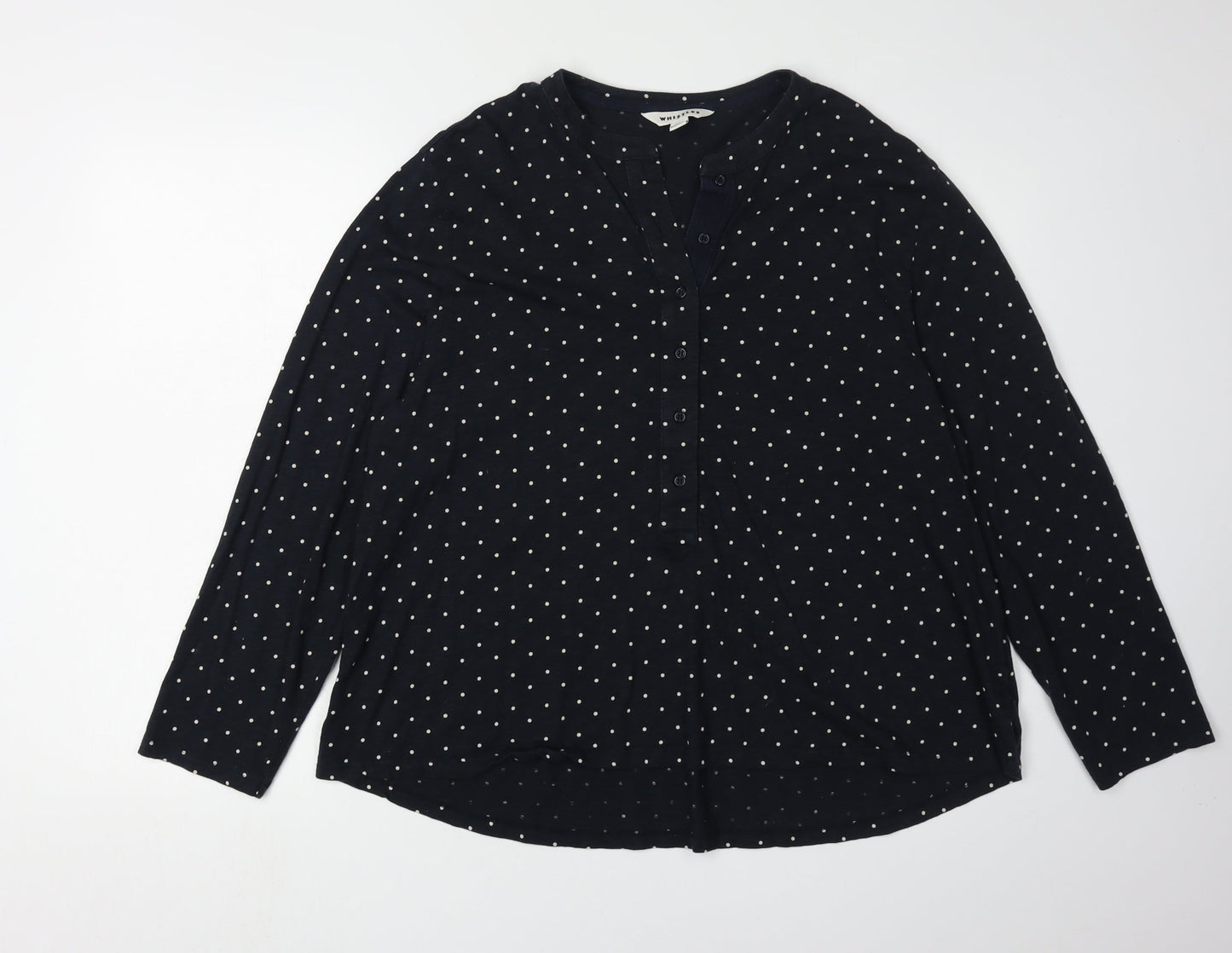 Womens UK Size M Whistles Black  Blouse