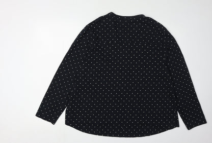 Womens UK Size M Whistles Black  Blouse
