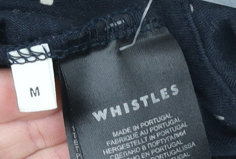 Womens UK Size M Whistles Black  Blouse
