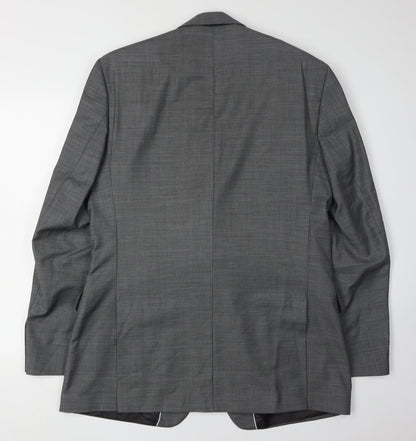 Mens UK Size 42 Jeff Banks Regular Grey Suit Jacket