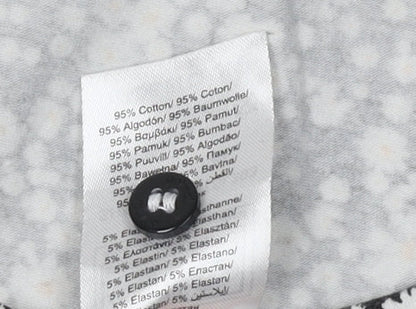 Animal Women's Black Floral T-Shirt, Size 16, Scoop Neck