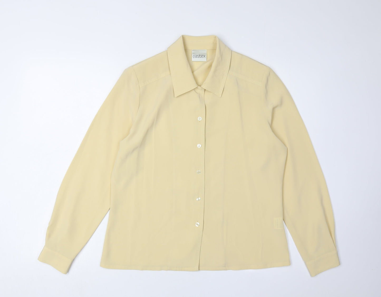Womens UK Size 10 Eastex Beige  Button-Up