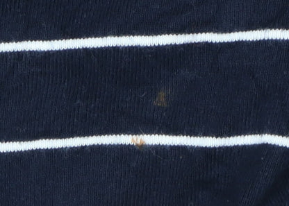 Lauren Ralph Lauren Women's Black Petite Striped Jumper