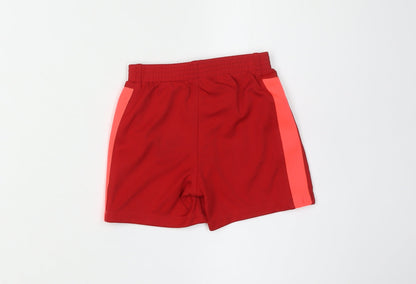 Nike Unisex Baby Red Shorts 12-18 Months Sports Activewear