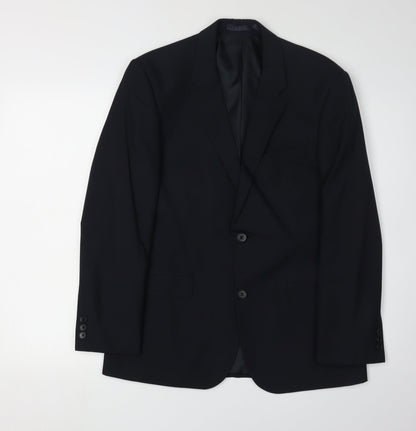 Mens UK Size 38 Thomas Nash Regular Black Suit Jacket