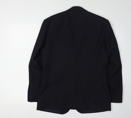 Mens UK Size 38 Thomas Nash Regular Black Suit Jacket