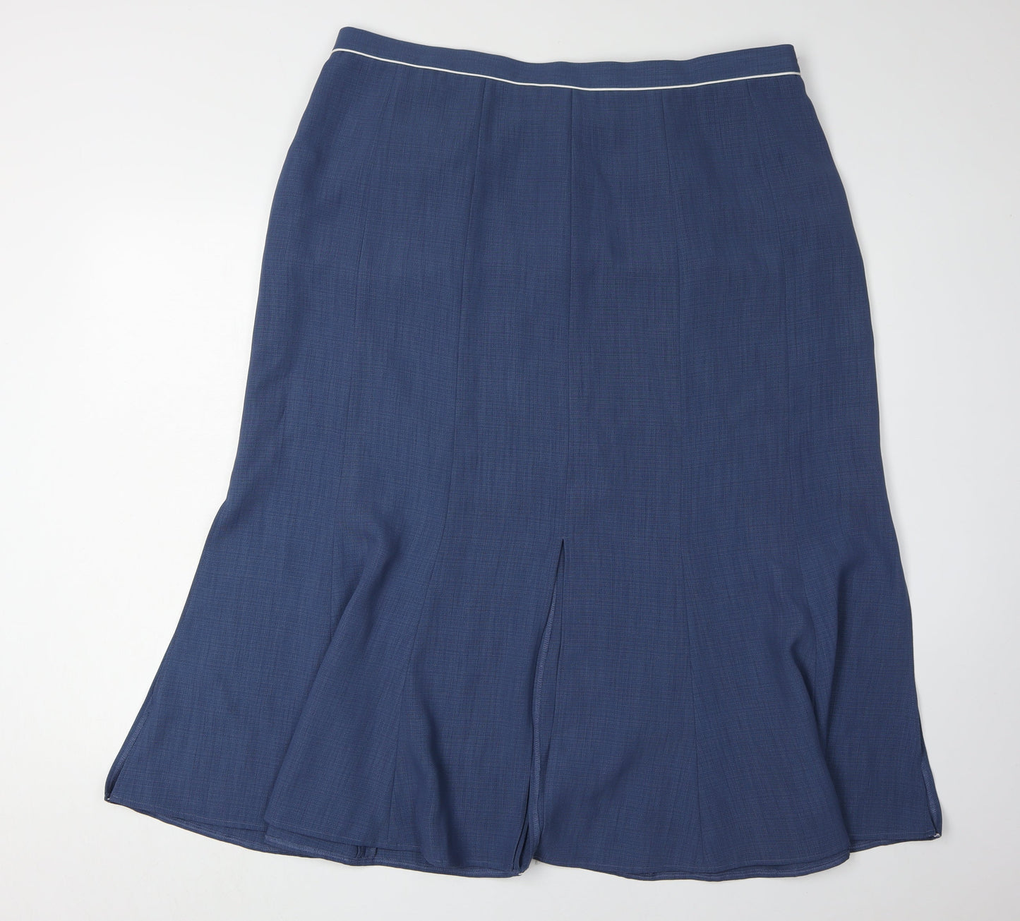 Jacques Vert Women's Blue Long Straight Skirt Size 22