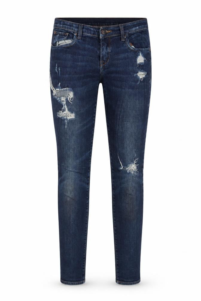 Womens UK Size 4 Abercrombie & Fitch Slim Fit Skinny Blue Jeans