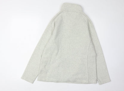 Regatta Grey Striped Pullover Sweatshirt - Women's Size 10
