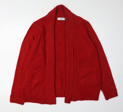 Womens UK Size 14 Honor Millburn Red Cardigan Jumper