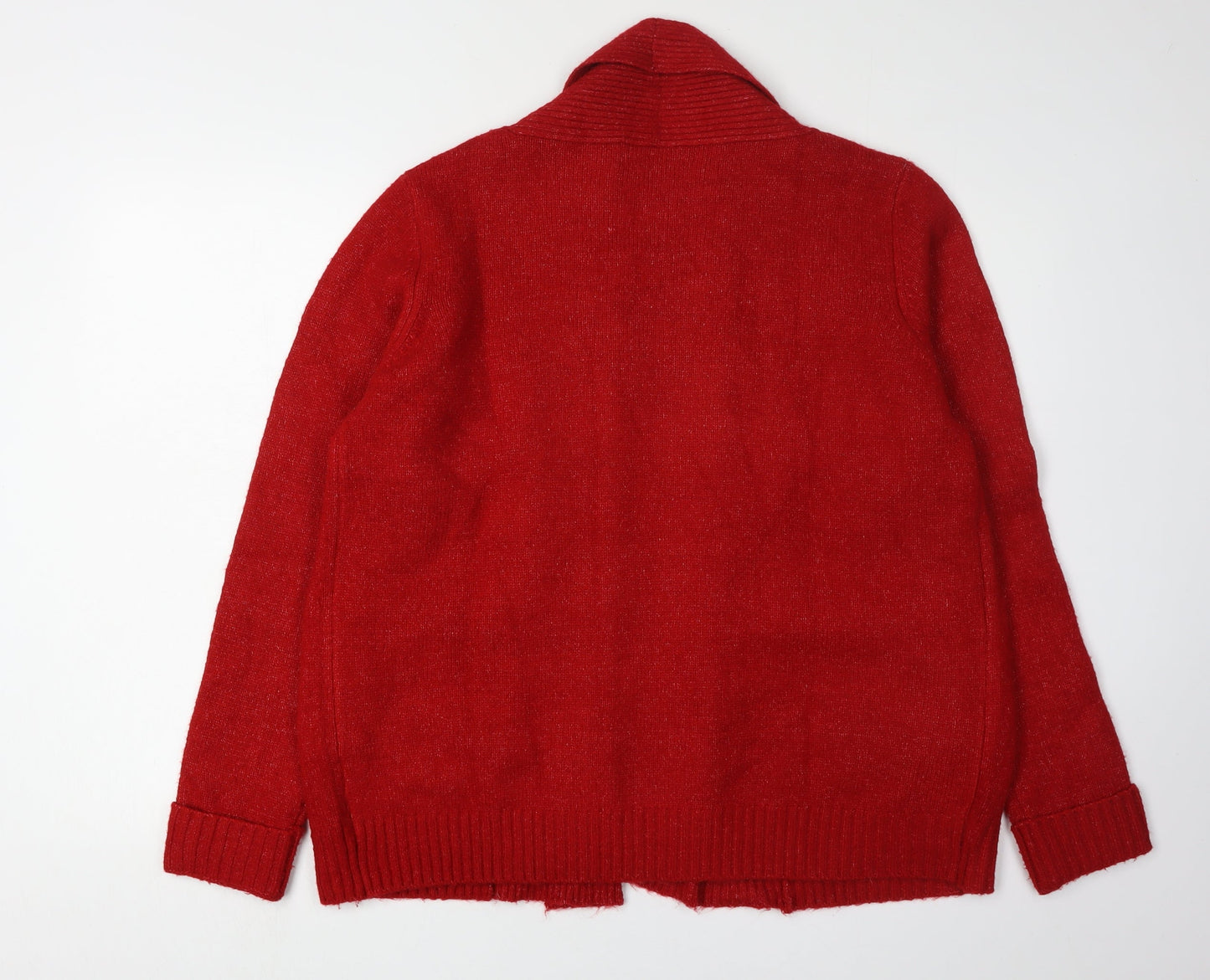 Womens UK Size 14 Honor Millburn Red Cardigan Jumper