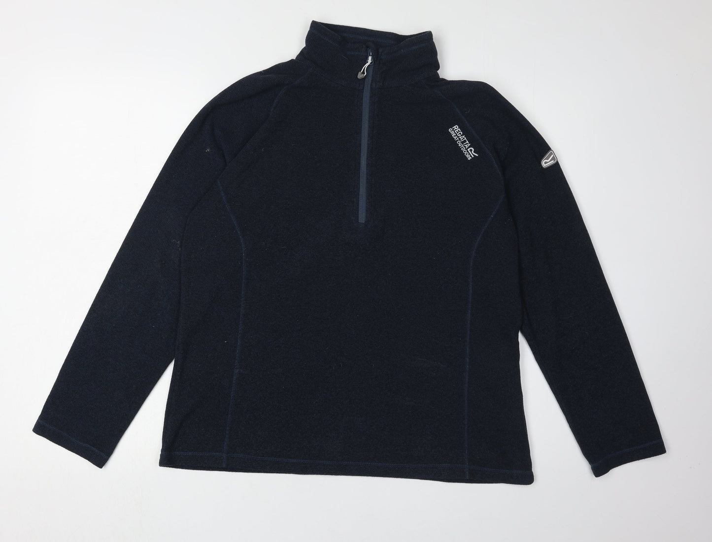 Regatta Women's Blue 1/2 Zip Fleece Sweatshirt