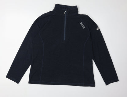 Regatta Women's Blue 1/2 Zip Fleece Sweatshirt