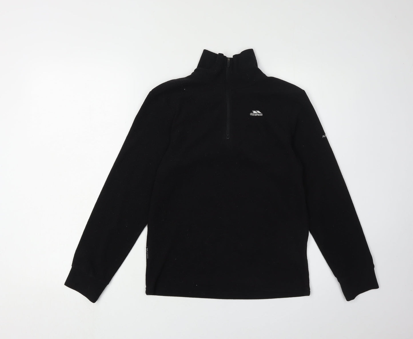 Trespass Boys Black 1/2 Zip Fleece Sweatshirt 11 Years