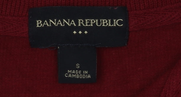 Banana Republic Men's Red S Pullover Jumper