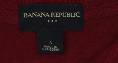 Banana Republic Men's Red S Pullover Jumper