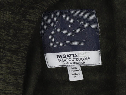 Regatta Boys Green Hoodie - Size 9-10 Years