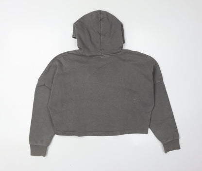Puma Girls Grey Logo Hoodie, Size 11-12 Yrs, Casual Style