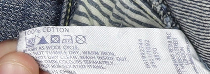 Monteray Men's Blue Straight Jeans, Relaxed Fit, Size 38