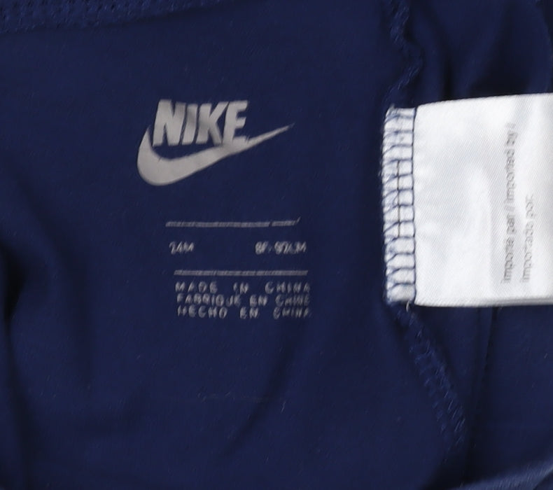 Nike Blue Cotton Leggings 24 Months