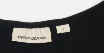 DKNY Jeans Women's Black Tank Dress, Size 2