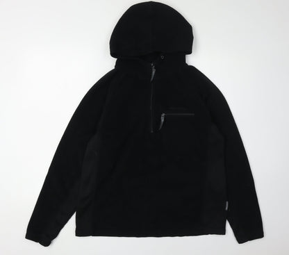 Trespass Men's Black Pullover Hoodie L - Outdoor Fleece