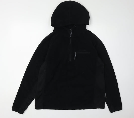 Trespass Men's Black Pullover Hoodie L - Outdoor Fleece