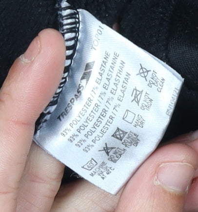 Trespass Men's Black Pullover Hoodie L - Outdoor Fleece