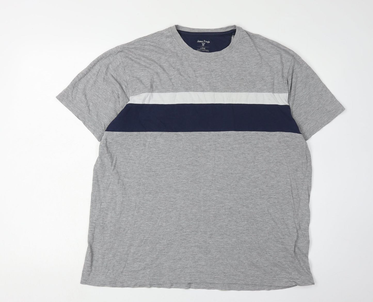 Mens UK Size L James Pringle Grey  T-Shirt