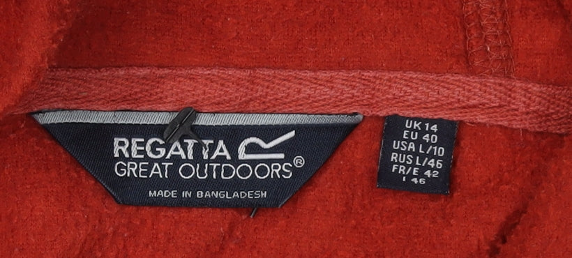 Regatta Women's Red Hoodie, Size 14, Outdoor Casual Style