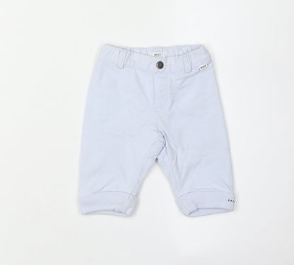 Hugo Boss Unisex White Trousers 3-6 Months Cotton