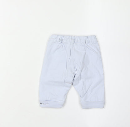 Hugo Boss Unisex White Trousers 3-6 Months Cotton