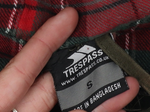 Womens UK Size S Trespass Green Parka Coat