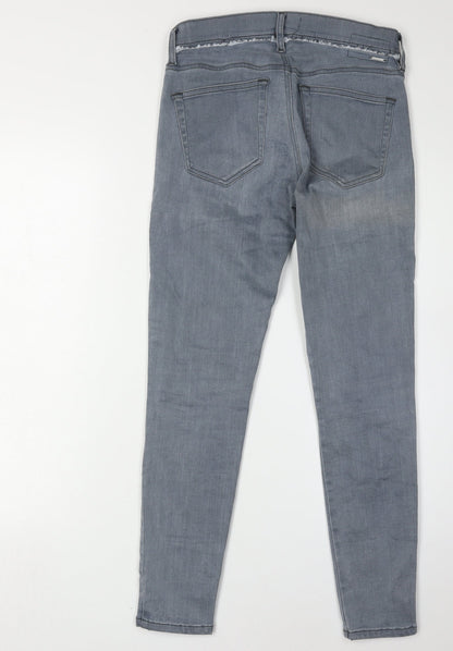 Diesel Women's Grey Skinny Jeans, Size 27, Cotton Blend